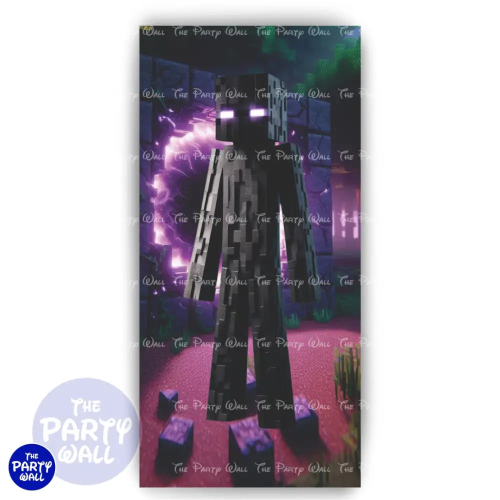 Minecraft - Funda para mampara de punta redonda o rectangular Mampara de punta redonda