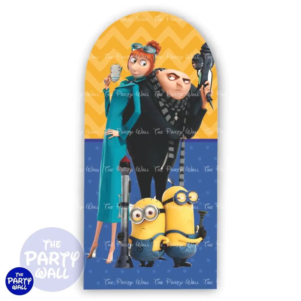 Minions - Funda para mampara cuadrada Mampara de punta redonda