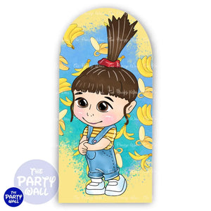 Minions - Funda para mampara de punta redonda o rectangular Mampara de punta redonda