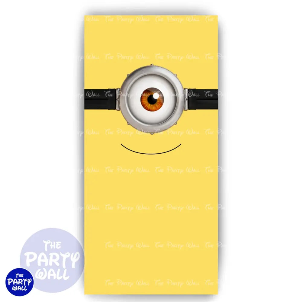 Minions - Funda para mampara de punta redonda o rectangular Mampara de punta redonda