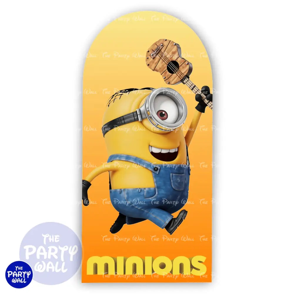 Minions - Funda para mampara de punta redonda o rectangular Mampara de punta redonda