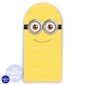 Minions - Funda para mampara de punta redonda o rectangular Mampara de punta redonda