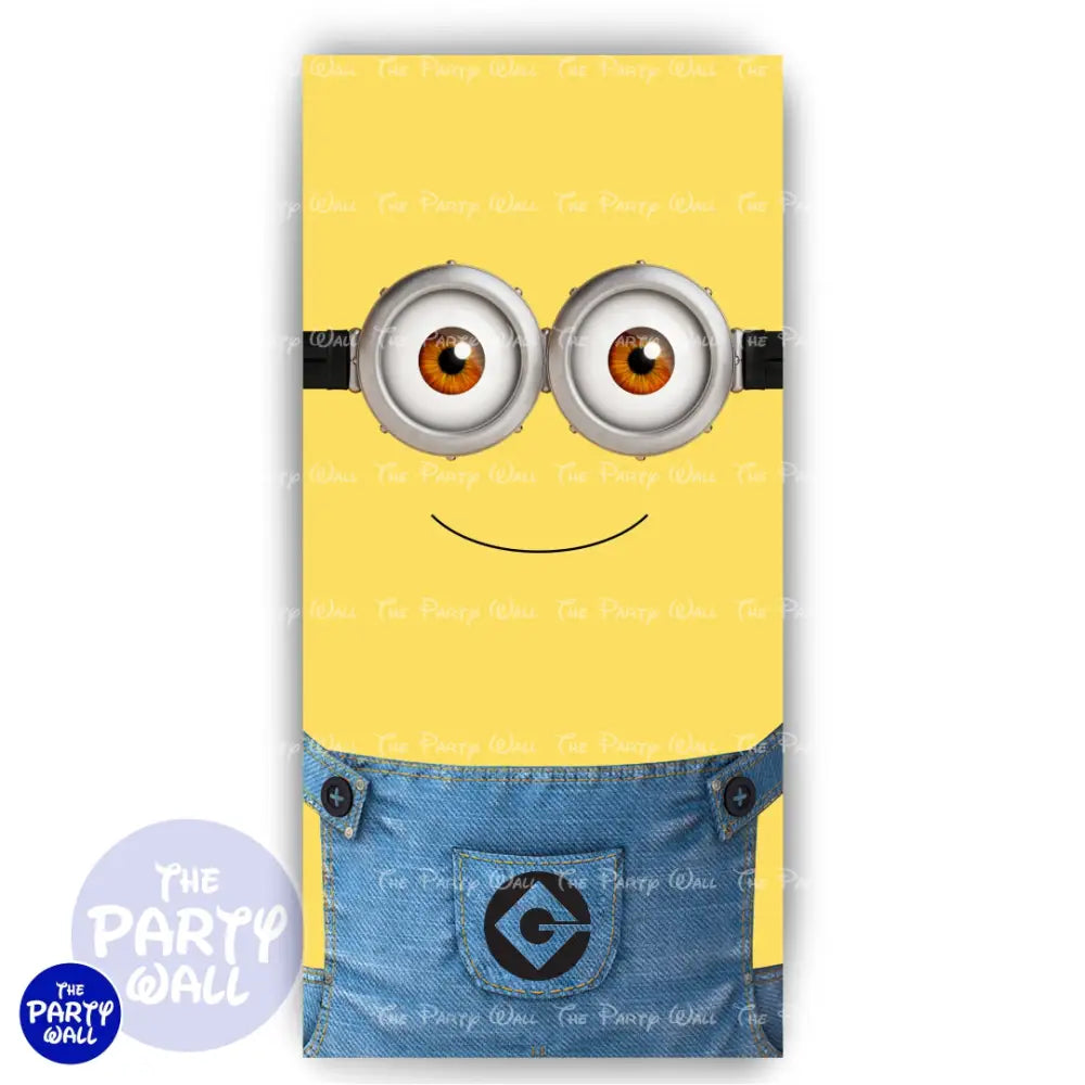 Minions - Funda para mampara de punta redonda o rectangular Mampara de punta redonda