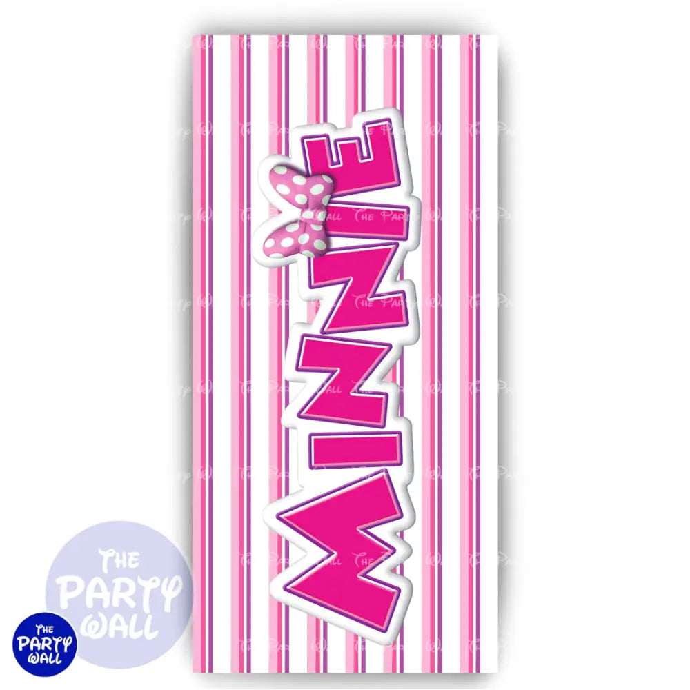 Minnie Mouse Bebé - Funda para mampara de punta redonda o rectangular Mampara de punta redonda