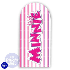 Minnie Mouse Bebé - Funda para mampara de punta redonda o rectangular Mampara de punta redonda