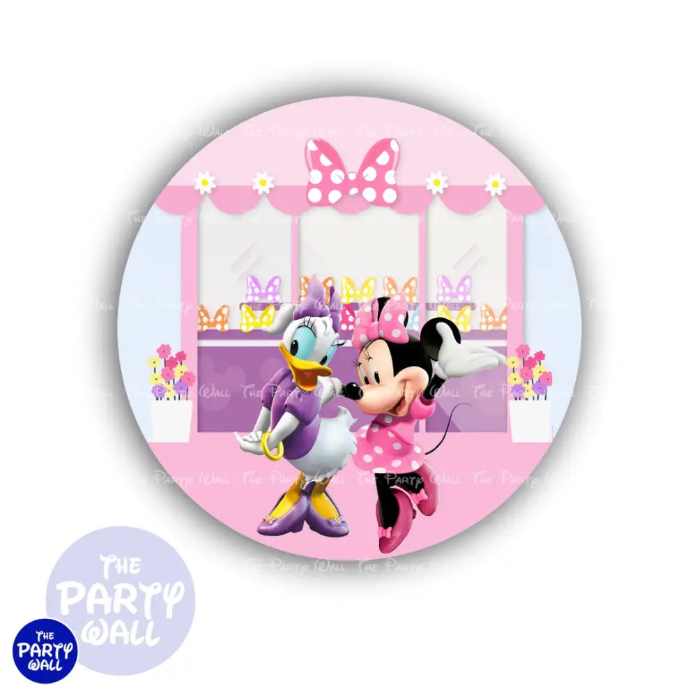 Minnie Mouse Boutique - Funda para mampara circular Circular