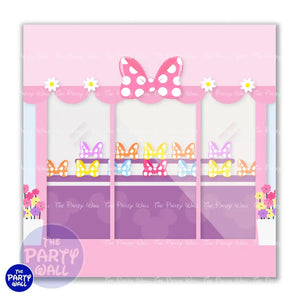 Minnie Mouse Boutique - Funda para mampara cuadrada o rectangular Cuadrado o Rectangular