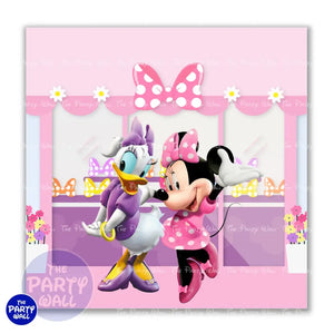 Minnie Mouse Boutique - Funda para mampara cuadrada o rectangular Cuadrado o Rectangular