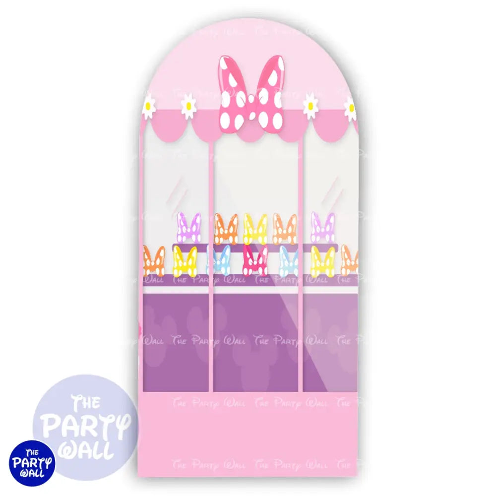 Minnie Mouse Boutique - Funda para mampara de punta redonda o rectangular Mampara de punta redonda