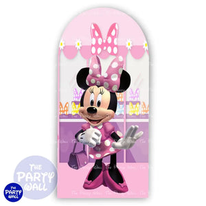 Minnie Mouse Boutique - Funda para mampara de punta redonda o rectangular Mampara de punta redonda