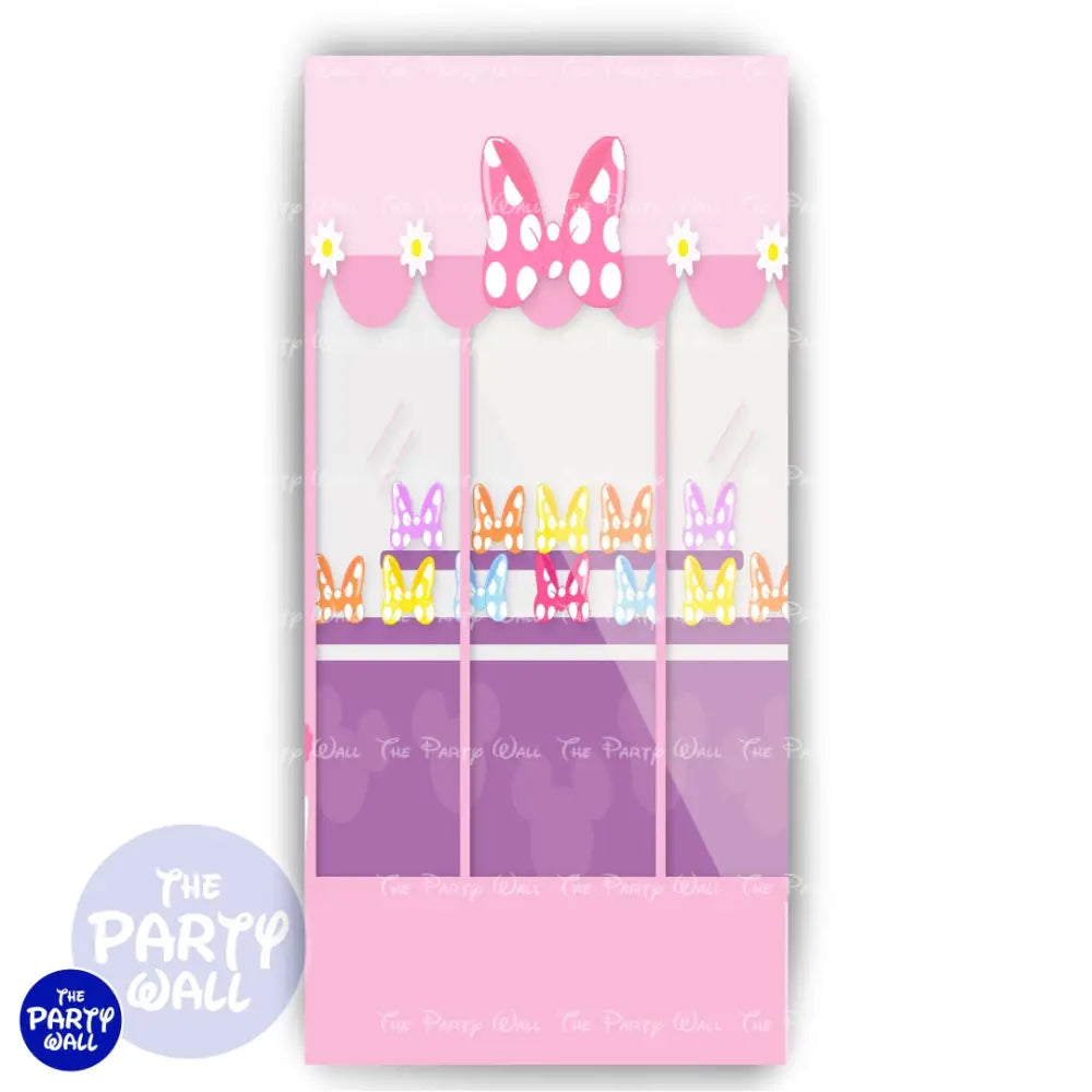 Minnie Mouse Boutique - Funda para mampara de punta redonda o rectangular Mampara de punta redonda