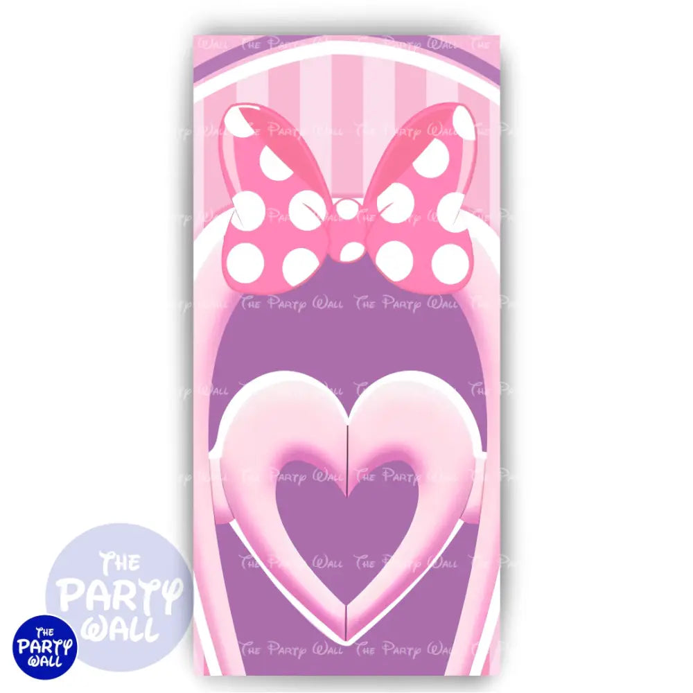 Minnie Mouse Boutique - Funda para mampara de punta redonda o rectangular Mampara de punta redonda