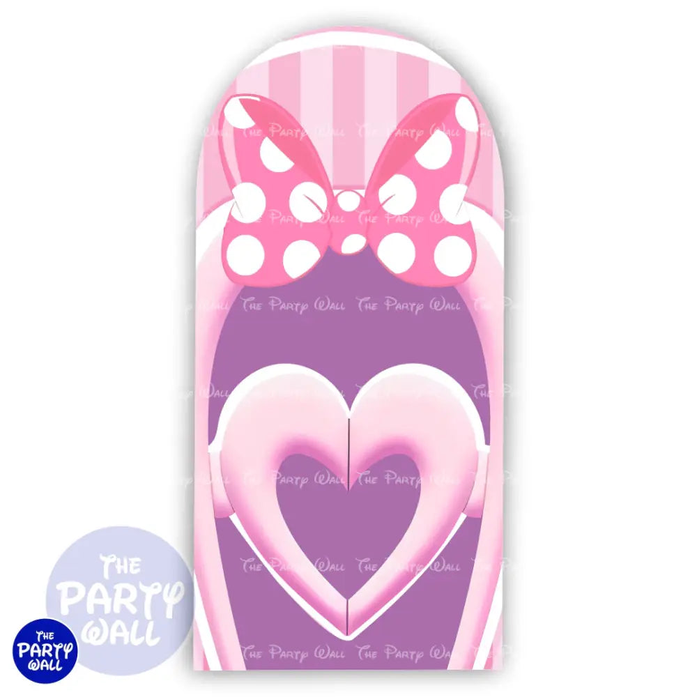 Minnie Mouse Boutique - Funda para mampara de punta redonda o rectangular Mampara de punta redonda