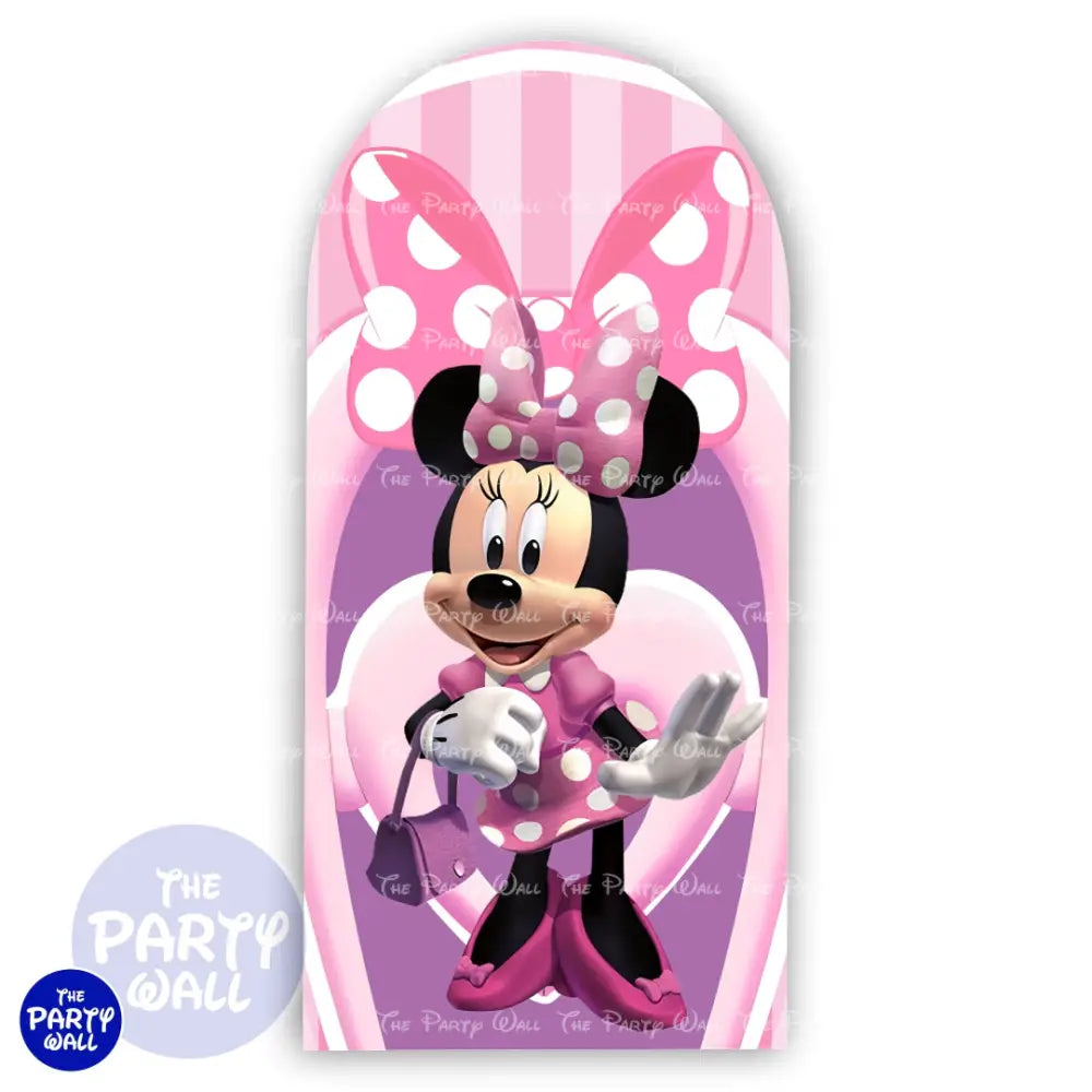 Minnie Mouse Boutique - Funda para mampara de punta redonda o rectangular Mampara de punta redonda
