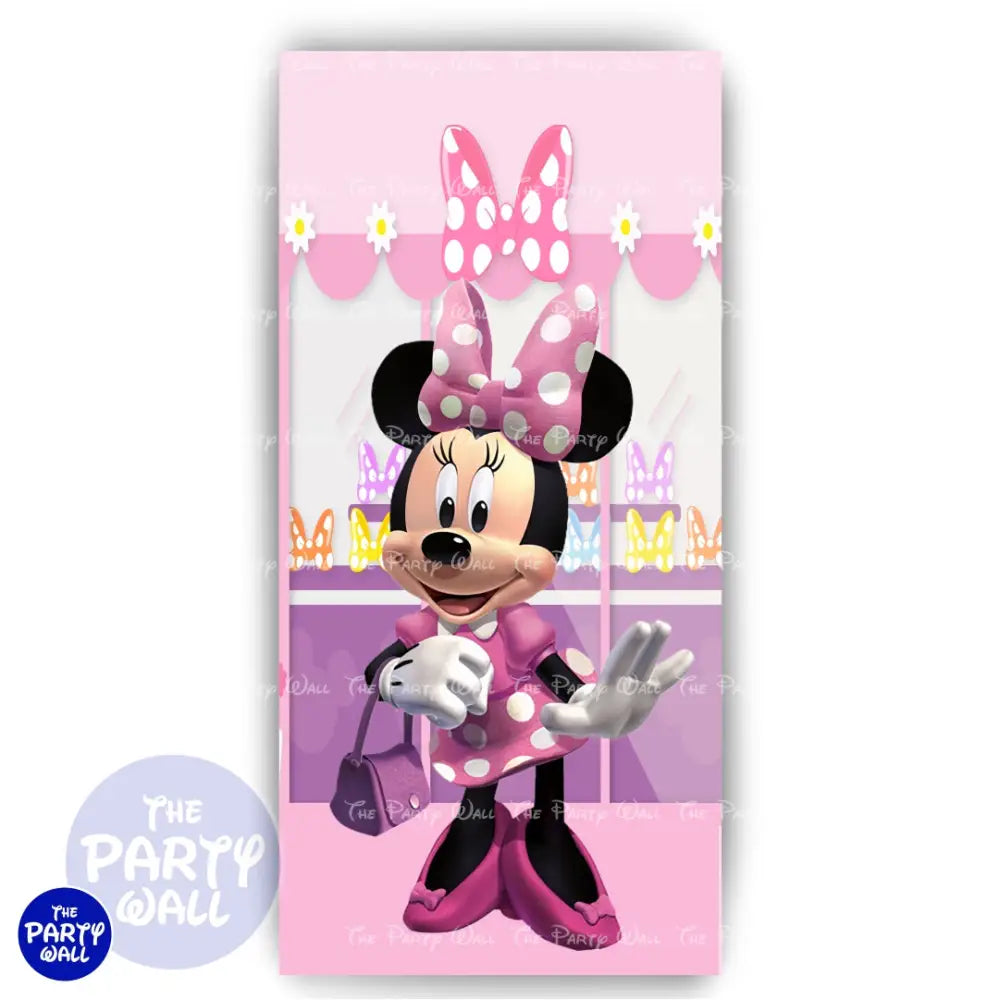 Minnie Mouse Boutique - Funda para mampara de punta redonda o rectangular Mampara de punta redonda