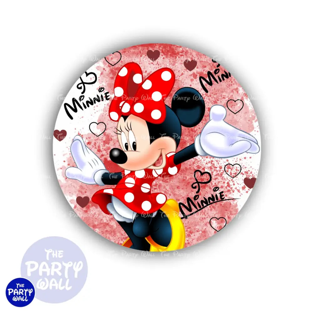 Minnie Mouse Funda para mampara circular Circular