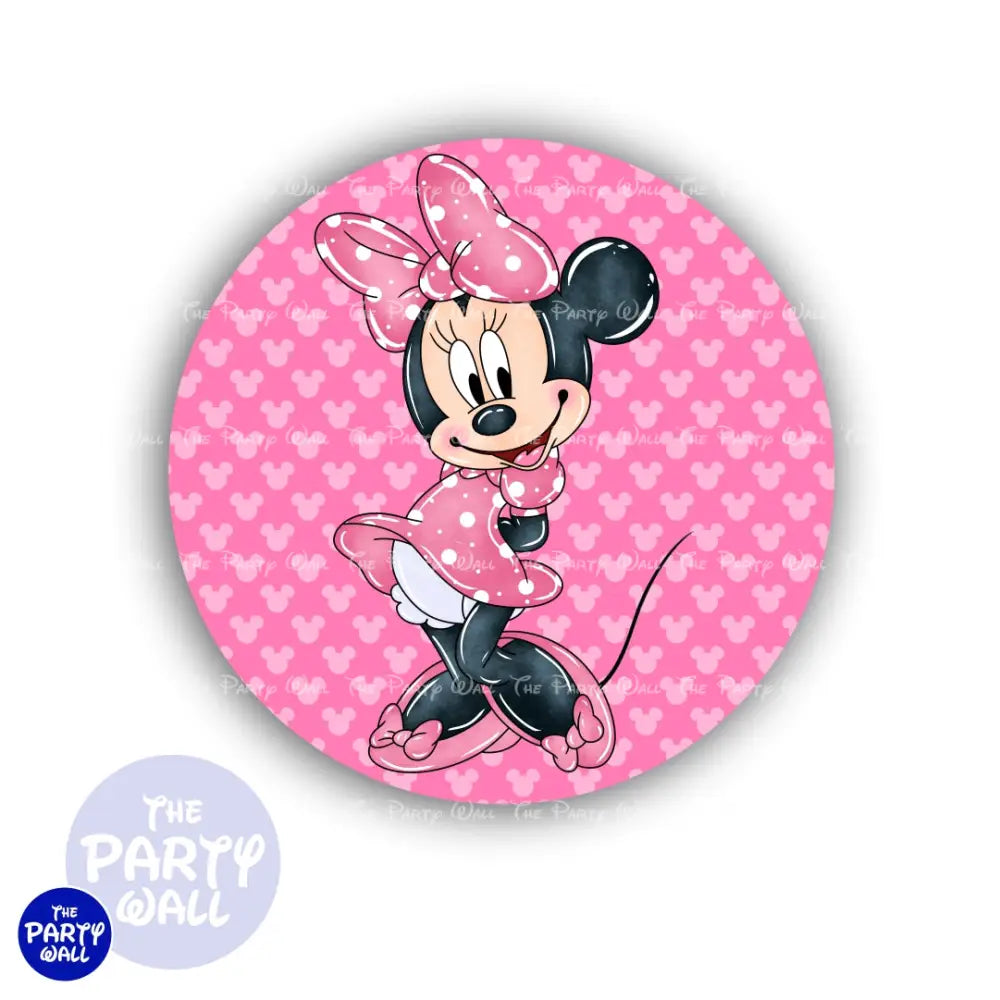 Minnie Mouse - Funda para mampara circular Circular