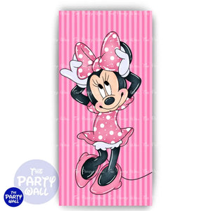 Minnie Mouse - Funda para mampara de punta redonda o rectangular Mampara de punta redonda