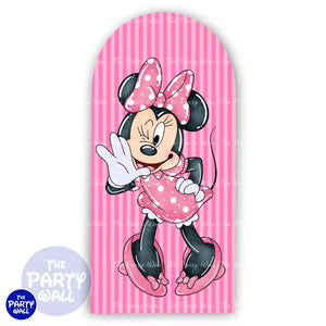 Minnie Mouse - Funda para mampara de punta redonda o rectangular Mampara de punta redonda