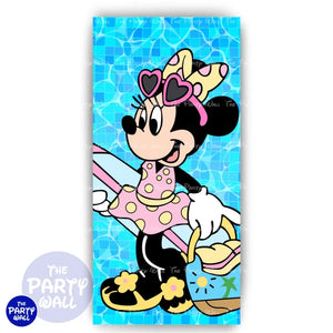Minnie Mouse Pool Party - Funda para mampara de punta redonda o rectangular Mampara de punta redonda