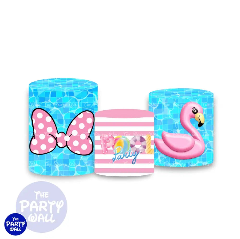 Minnie Mouse Pool Party - Fundas para cilindros Cilindros