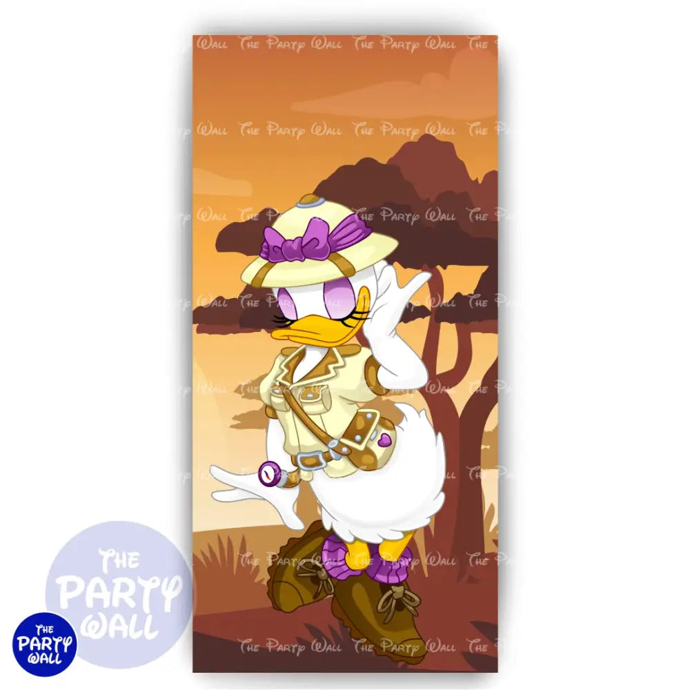 Minnie Mouse Safari - Funda para mampara de punta redonda o rectangular Mampara de punta redonda