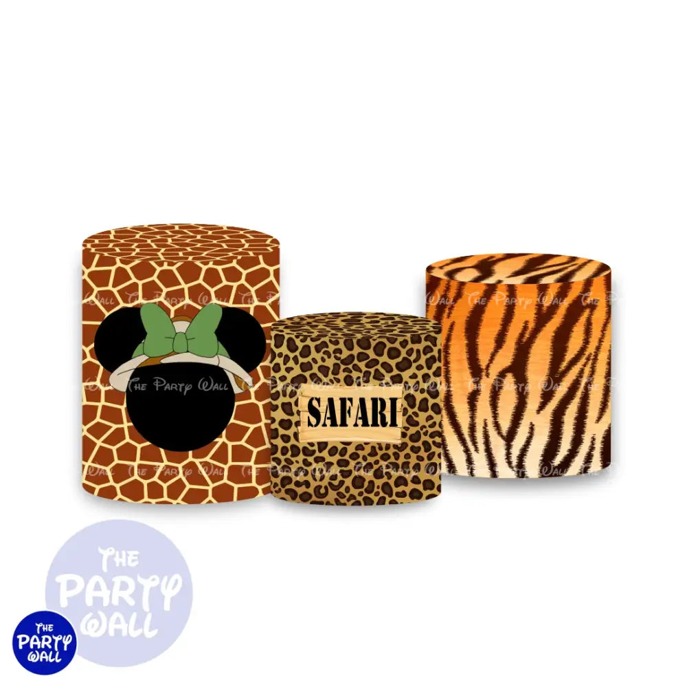 Minnie Mouse Safari - Fundas para cilindros Cilindros