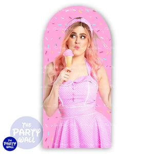 Mis Pastelitos - Funda para mampara de punta redonda o rectangular Mampara de punta redonda