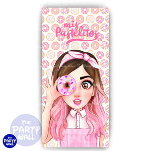 Mis Pastelitos - Funda para mampara de punta redonda o rectangular Mampara de punta redonda