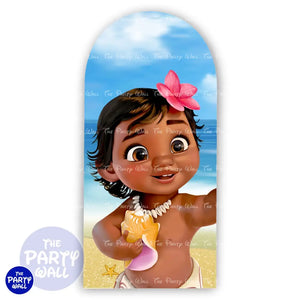 Moana - Funda para mampara de punta redonda o rectangular Mampara de punta redonda