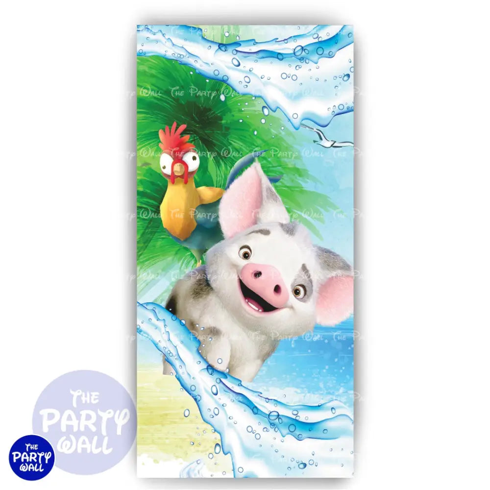 Moana - Funda para mampara de punta redonda o rectangular Mampara de punta redonda