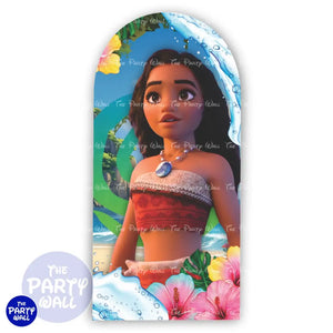Moana - Funda para mampara de punta redonda o rectangular Mampara de punta redonda