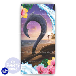 Moana - Funda para mampara de punta redonda o rectangular Mampara de punta redonda