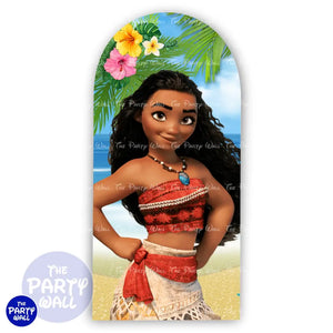 Moana - Funda para mampara de punta redonda o rectangular Mampara de punta redonda