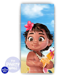 Moana - Funda para mampara de punta redonda o rectangular Mampara de punta redonda
