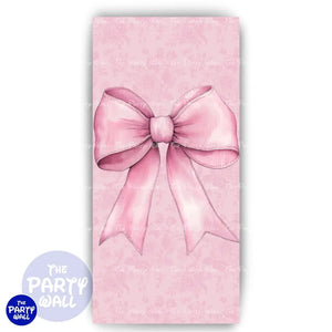 Moño - Funda para mampara de punta redonda o rectangular Mampara de punta redonda