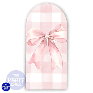 Moño - Funda para mampara de punta redonda o rectangular Mampara de punta redonda