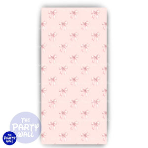 Moño - Funda para mampara de punta redonda o rectangular Mampara de punta redonda