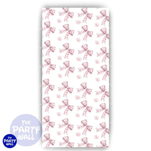 Moño - Funda para mampara de punta redonda o rectangular Mampara de punta redonda