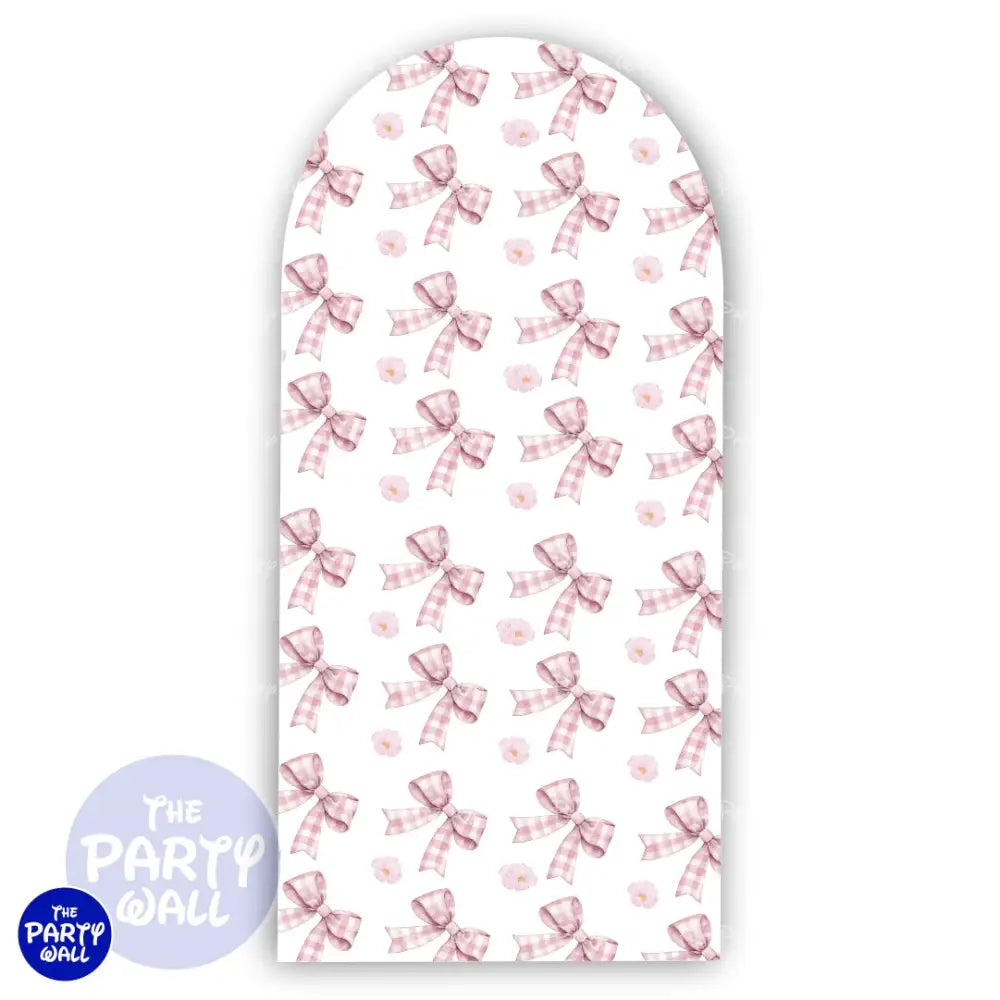 Moño - Funda para mampara de punta redonda o rectangular Mampara de punta redonda