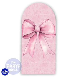 Moño - Funda para mampara de punta redonda o rectangular Mampara de punta redonda