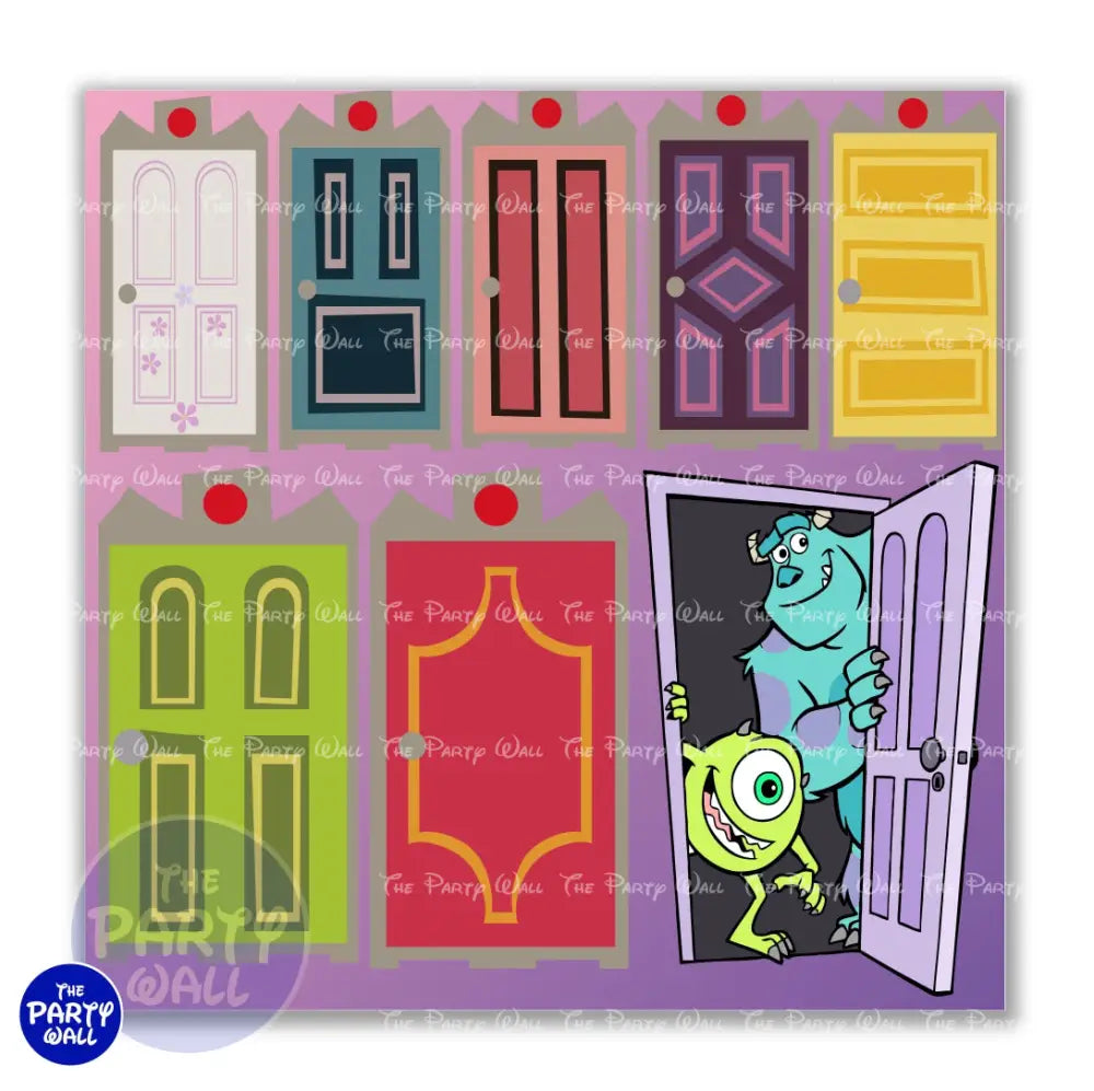 Monsters Inc - Funda para mampara cuadrada o rectangular Cuadrado o Rectangular