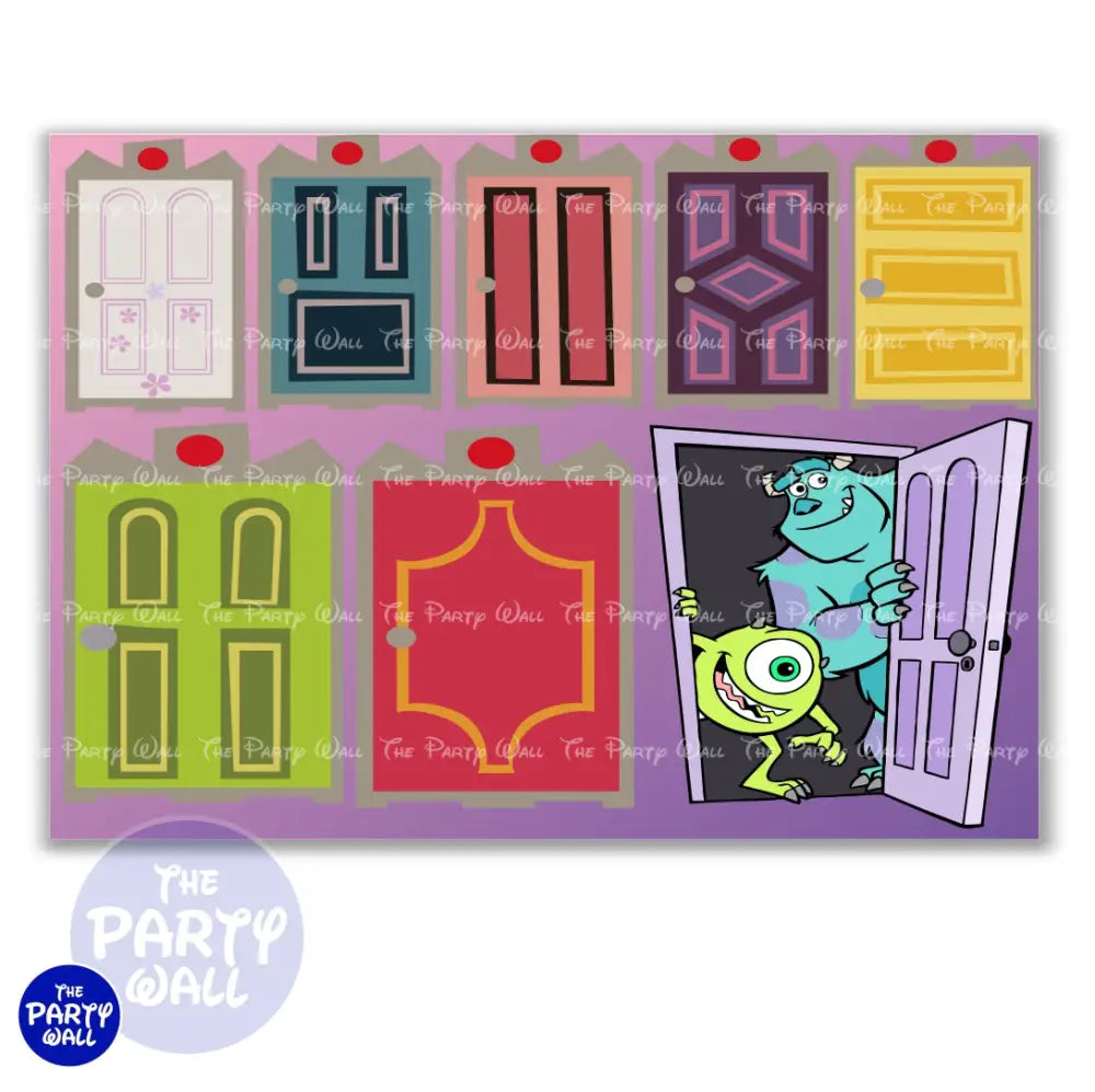 Monsters Inc - Funda para mampara cuadrada o rectangular Cuadrado o Rectangular