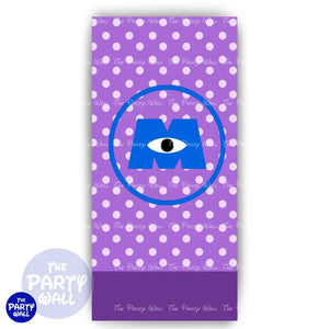 Monsters Inc - Funda para mampara de punta redonda o rectangular Mampara de punta redonda