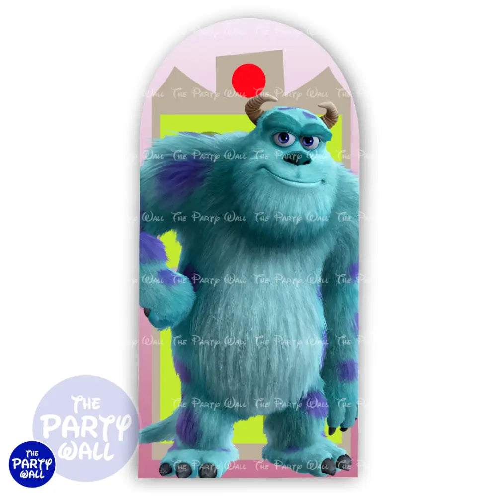 Monsters Inc - Funda para mampara de punta redonda o rectangular Mampara de punta redonda