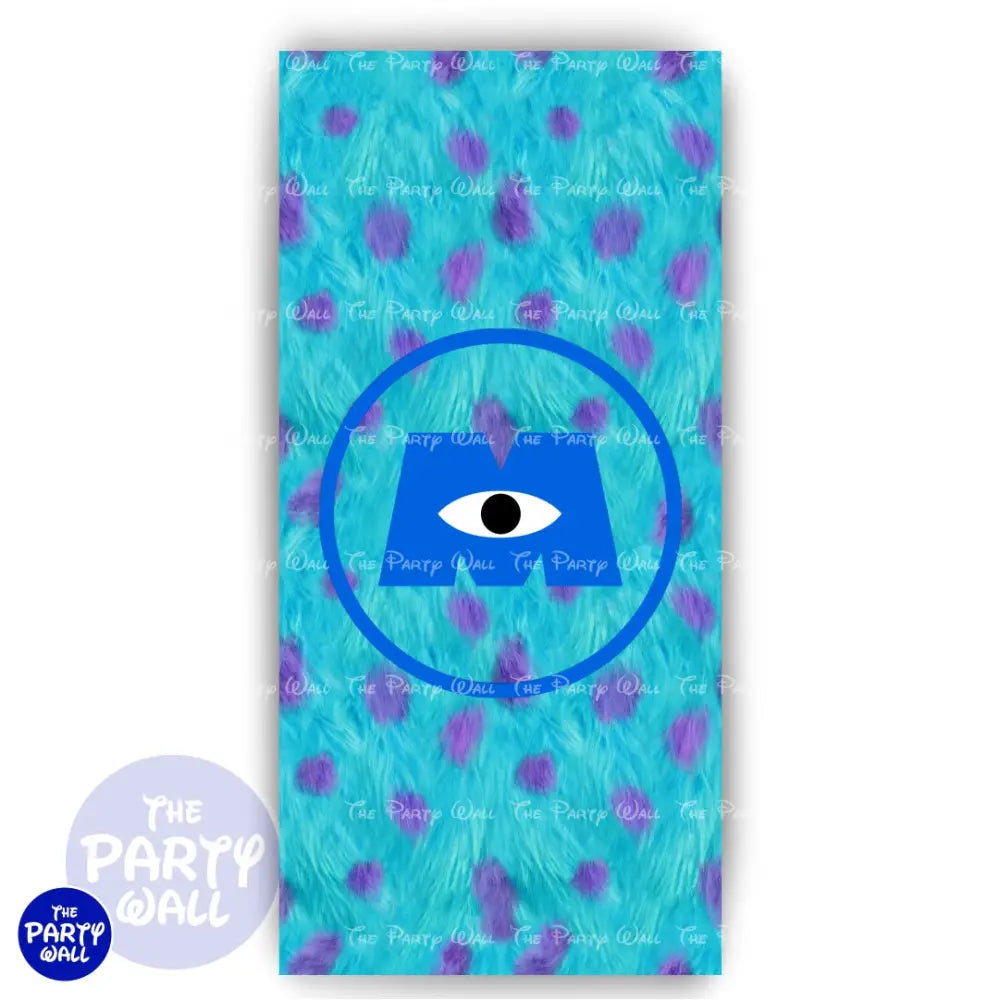 Monsters Inc - Funda para mampara de punta redonda o rectangular Mampara de punta redonda