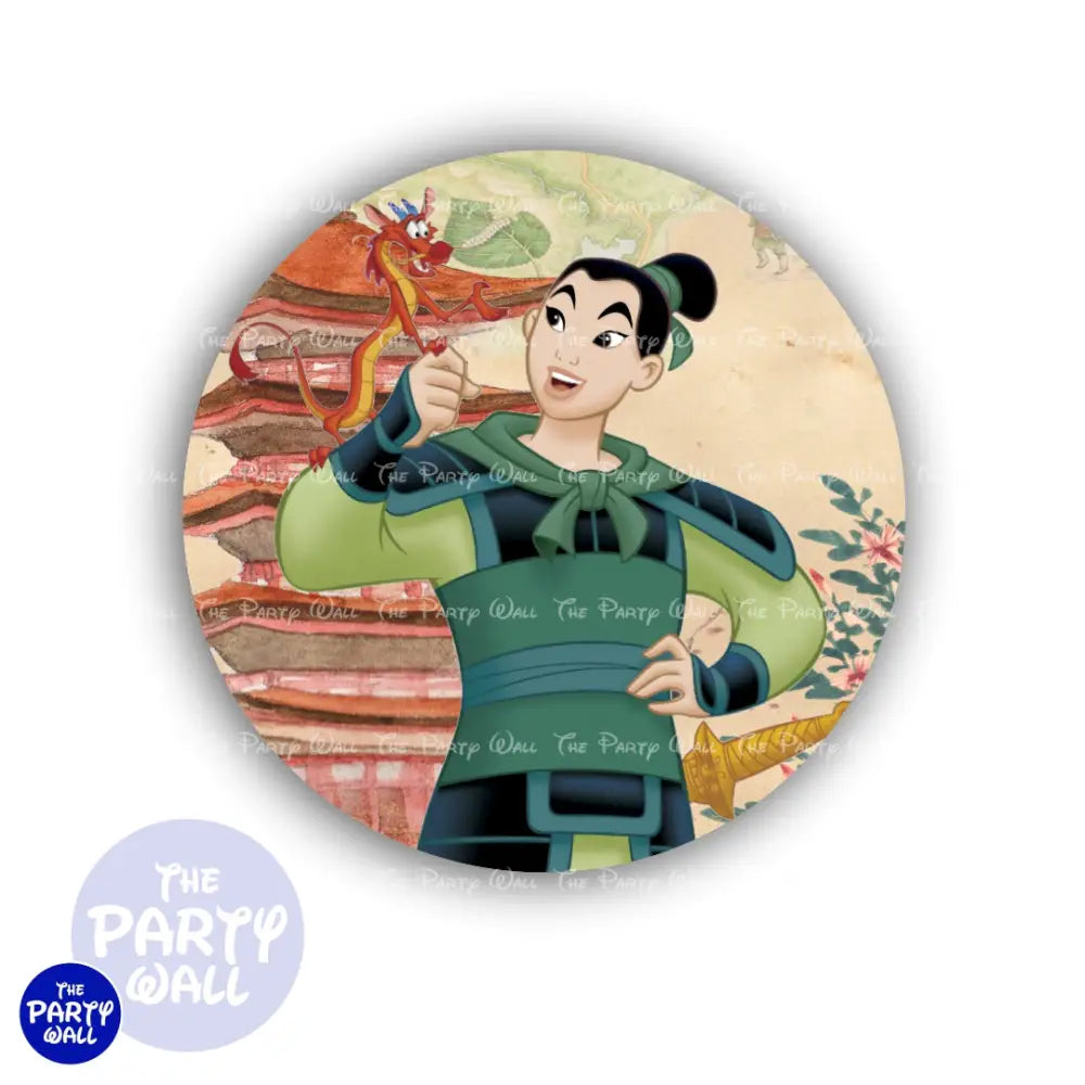 Mulan - Funda para mampara circular Circular