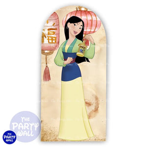 Mulan - Funda para mampara de punta redonda o rectangular Mampara de punta redonda