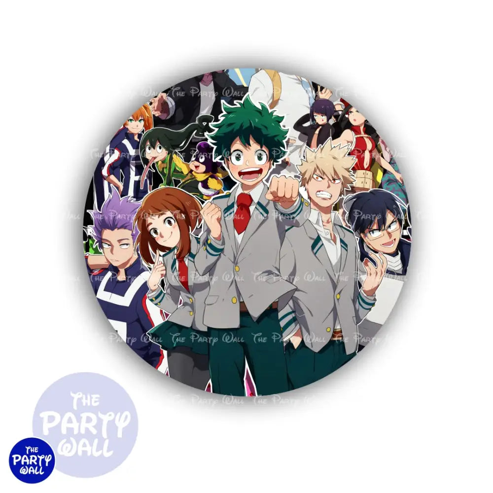 My Hero Academia - Funda para mampara circular Circular