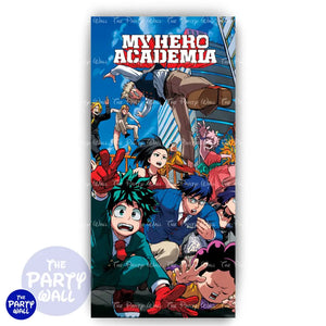 My Hero Academia - Funda para mampara de punta redonda o rectangular Mampara de punta redonda